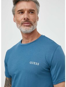 Tričko Guess JOE pánsky, tmavomodrá farba, s potlačou, U4GM01 K6YW0