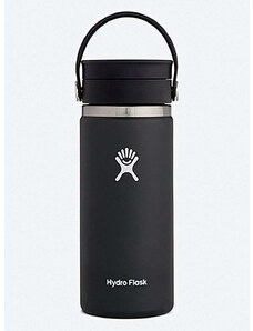 Termo hrnček Hydro Flask 16 Oz Wide Mouth Flex Sip Lid W16BCX001-BLACK,