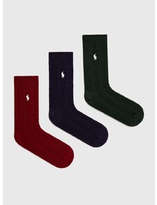 Ponožky Polo Ralph Lauren 3-pak dámske, 455923551
