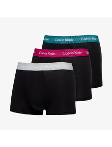 Boxerky Calvin Klein Cotton Stretch Classic Fit Low Rise Trunk 3-Pack Black