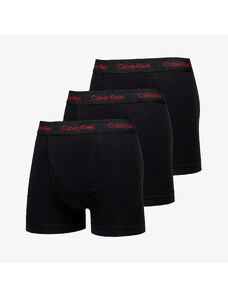 Boxerky Calvin Klein Cotton Stretch Wicking Technology Classic Fit Trunk 3-Pack Black