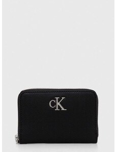 Peňaženka Calvin Klein Jeans dámsky, čierna farba, K60K611970