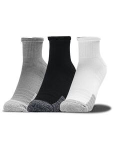 Pánske ponožky Under Armour Heatgear Quarter 3-Pack Gray