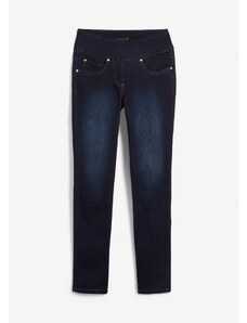 bonprix Mega strečové džínsy s pohodlným pásom, farba modrá