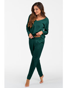 Italian Fashion Dámske domáce oblečenie Karina zelené, Farba zelená