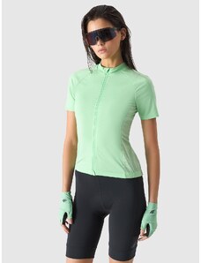 4F Dámsky rozopínateľný cyklistický dres - zelený