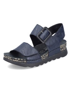 Dámske sandále RIEKER 64450-14 modrá S4