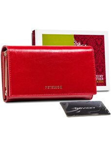 Kompaktná peňaženka vyrobená z vysoko kvalitnej prírodnej kože — Peterson