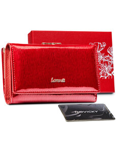 Kompaktná kožená peňaženka s vonkajšou peňaženkou na mince— Lorenti