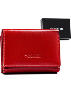 4U Cavaldi Kožená peňaženka s dvojitou priehradkou na mince— Cavaldi