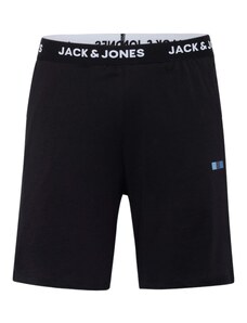 JACK & JONES Pyžamové nohavice 'FRED' námornícka modrá / svetlomodrá / čierna / biela