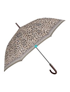 PERLETTI Time, Dámsky automatický dáždnik Leopardato, 26327