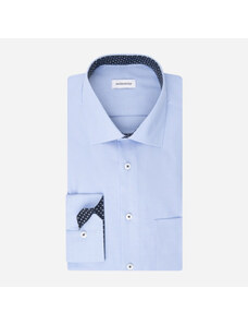 Seidensticker Modrá Non-iron pánska košeľa, Regular fit