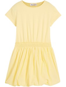bonprix Šaty s balónovou sukňou, dievčenské, farba žltá