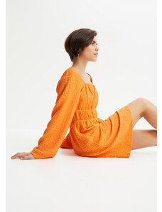 bonprix Džersejové krepové šaty, farba oranžová