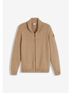bonprix Pletený sveter s recyklovanou bavlnou, farba béžová, rozm. 64/66 (3XL)