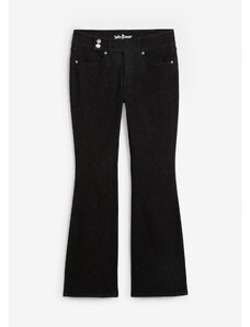 bonprix Strečové džínsy, rozšírené, farba čierna