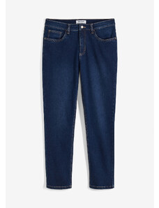 bonprix Strečové džínsy Slim Fit, rovné, farba modrá, rozm. 38