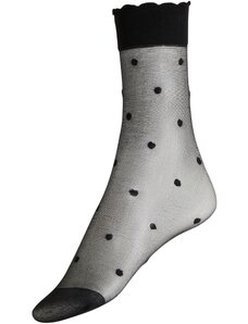 bonprix Jemné pančuchové ponožky 20den (4ks v balení), farba čierna