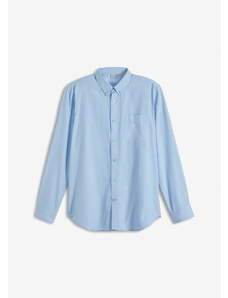 bonprix Essential Oxford košeľa s dlhým rukávom, farba modrá