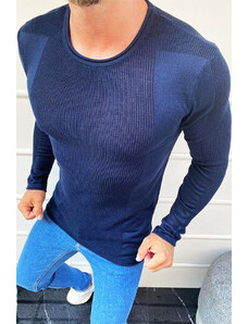 Dstreet Námornícky modrý pánsky sveter prehodený cez hlavu WX1586