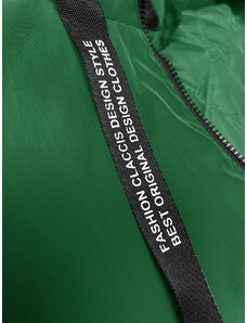 Zelená dámska prechodná bunda Miss TiTi (3832)