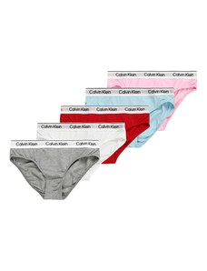 Calvin Klein Underwear Nohavičky svetlomodrá / sivá melírovaná / svetloružová / červená / biela