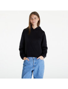 Dámska mikina Calvin Klein Jeans Logo Elastic Hoodie Black