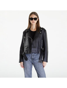 Dámska bunda Calvin Klein Jeans Classic Faux Leather Black