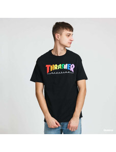 Pánske tričko Thrasher Rainbow Mag Tee Black