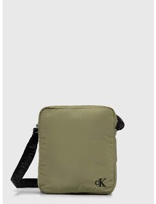Malá taška Calvin Klein Jeans zelená farba, K50K511780