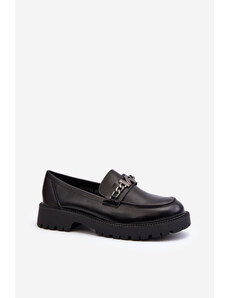 Kesi Women's flat-heeled loafers Black Ezoma