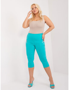 New Fashion TYRKYSOVÉ 3/4 NOHAVICE -AT-SP-73019.95-TURQUOISE