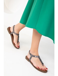 Soho Platinum Women's Sandals 18813