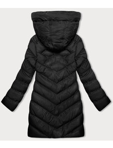 J.STYLE Čierna dámska zimná bunda s kapucňou (5M3155-392)