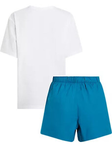 Spodné prádlo Dámske pyžamo S/S SHORT SET 000QS7191EMVU - Calvin Klein