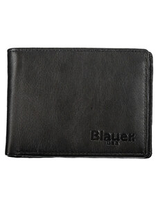 BLAUER Kvalitná Pánska Peňaženka Čierna