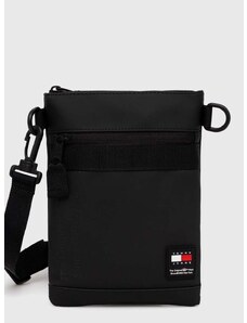 Malá taška Tommy Jeans čierna farba, AM0AM12347
