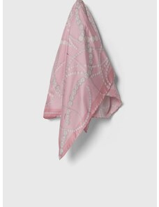 Hodvábna šatka Lanvin ružová farba,vzorovaná,6L9090.SR556
