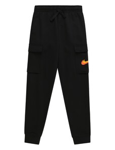 Nike Sportswear Nohavice žltá / oranžová / čierna