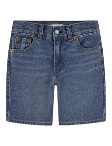 Detské rifľové krátke nohavice Levi's nastaviteľný pás