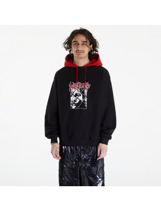 Pánska mikina Wasted Paris Hoodie Telly Wire Black/ Fire Red