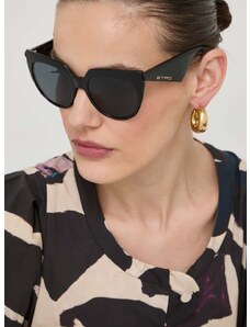 Slnečné okuliare Etro dámske, čierna farba, ETRO 0003/S