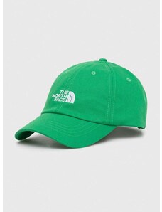 Šiltovka The North Face Norm Hat zelená farba, s nášivkou, NF0A7WHOPO81