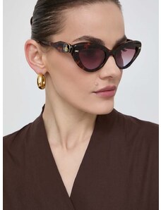 Slnečné okuliare Vivienne Westwood dámske, hnedá farba, VW505311053