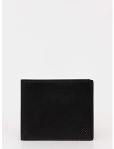 Kožená peňaženka HUGO pánsky,čierna farba,50511317
