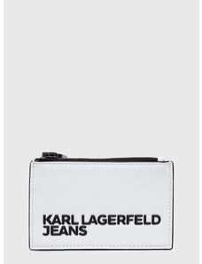 Peňaženka Karl Lagerfeld Jeans biela farba