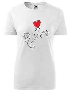 Handel Dámske tričko - Láska je ako kvet