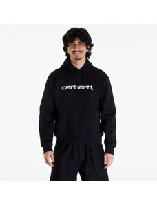 Pánska mikina Carhartt WIP Hooded Carhartt Sweat Black/ White
