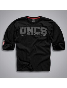 UNCS Pánske tričko oversize Derek - čierne